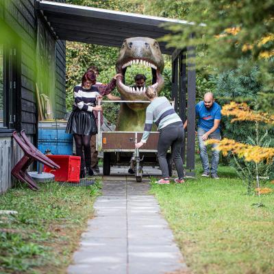 Oertijdmuseum-T-Rex-Koppen-25